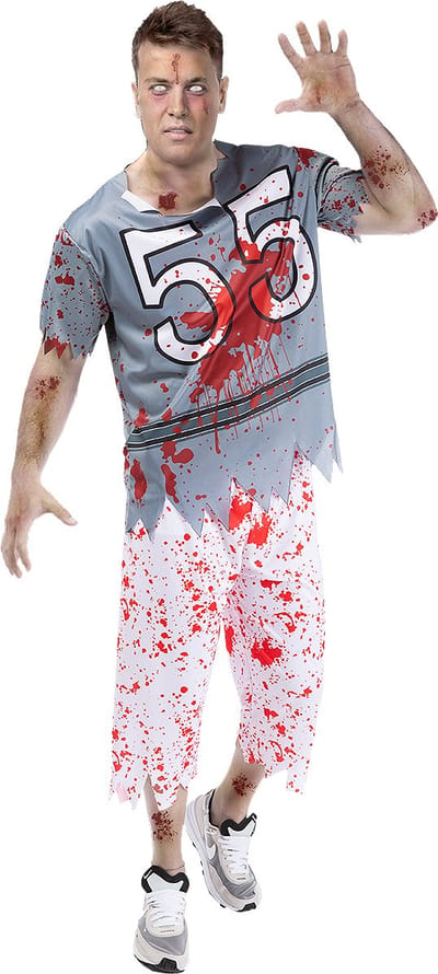FUNIDELIA Zombie American Football Kostuum voor mannen - Maat: S