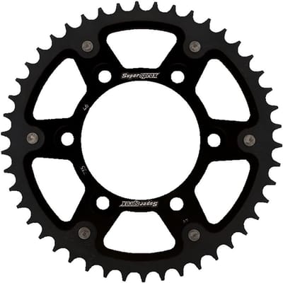 Supersprox Stealth Ducati 520x46 Rst735x46blk Achtertandwiel Zilver 46t