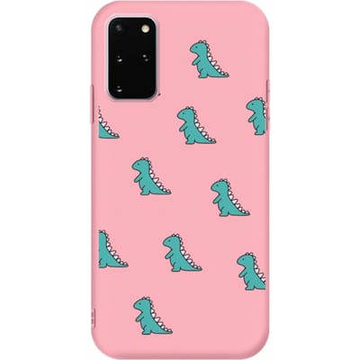 Mocaa  Samsung Galaxy S20 Plus Dino Case Roze