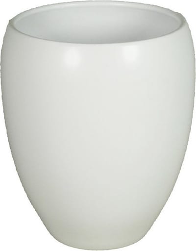 Floran Plantenpot - wit - mat - keramiek - 28 x 25 cm - plantenpotten binnen