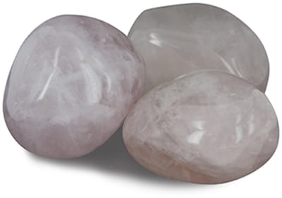 Roze kwarts B trommelstenen 100 gr. (mt3)