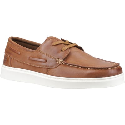 Hush Puppies Madden Lederen Heren Tan Bootsschoenen