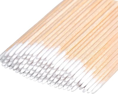 400 Stuks Wattenstaafjes met Puntige Tip voor Make-up, Wenkbrauw Tattoo, Nagels en Nauwkeurige Reiniging