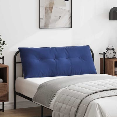 vidaXL - Rugkussen - Politieblauw - 120 - x - 50 - cm - Corduroy - stof