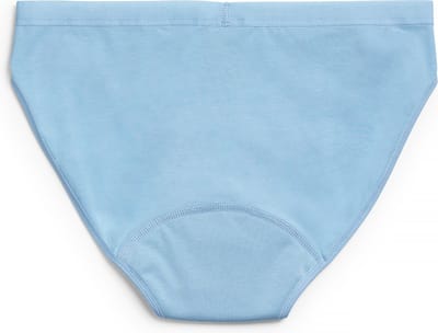 ImseVimse - Imse - tiener menstruatieondergoed - period underwear Bikini - matige menstruatie - L - 182/188 - licht blauw