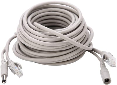 Allecto - Kabelnetwerk - Buitencamera - 15M - Ethernet CCTV-Kabel - Geschikt voor IP Camera's - 10Mbps100Mbps - 15M