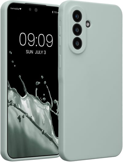 kwmobile telefoonhoesje geschikt voor Samsung Galaxy A57 5G - TPU backcover met siliconen coating - Smartphone case in cool mint