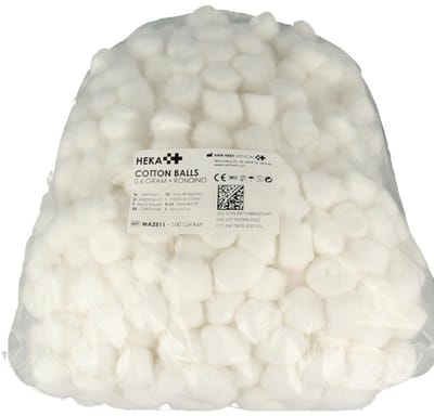 Heka Wattenbollen rondino 0.6 gram 500 Gram