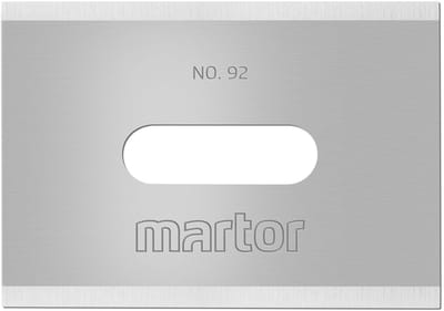 Reserve mesjes voor Martor Secupro Merak mes. per 10 in houder. 4 zijdig bruikbaar
