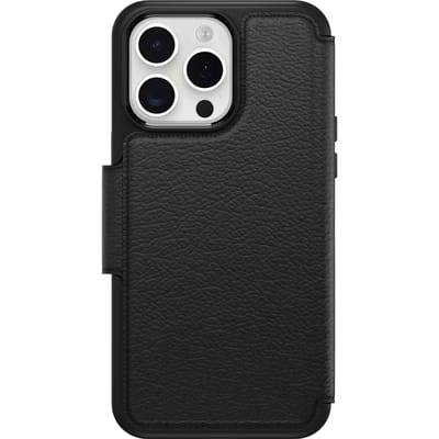 OtterBox Strada MagSafe Case - Geschikt voor Apple iPhone 15 Pro Max - Shadow - Zwart