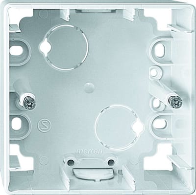 Schneider Electric Merten System M opbouwrand atelier-m 1-voudig atelier-m/1-m wit