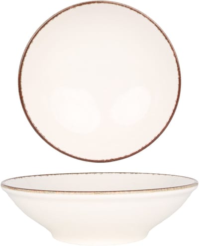 Kütahya Porselen Kommetje - Atlantis - Porselein - 24 cm (1600cc) - set van 2