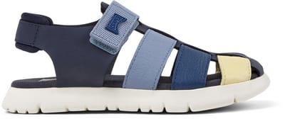 Camper Oruga Sandalen - Kinderen - Blauw Geel - 25