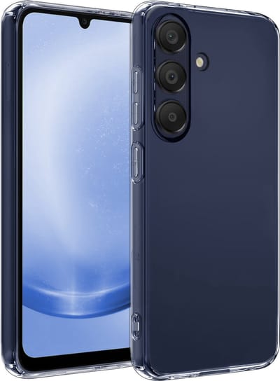 Hoesje - Geschikt voor Samsung Galaxy A25 - Sterk & Shockproof - Siliconen Case - Hoes Cover - Telefoonhoes - Transparant