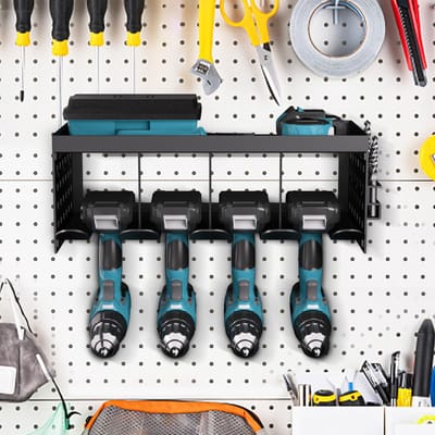 Unyqoos ® Heavy-Duty Wandmontage Gereedschapsopslag voor Efficiënte Werkplaatsorganisatie