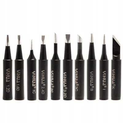 Yihua 900M Serie - Zwarte Soldeerpunten - Long Life - Set van 10