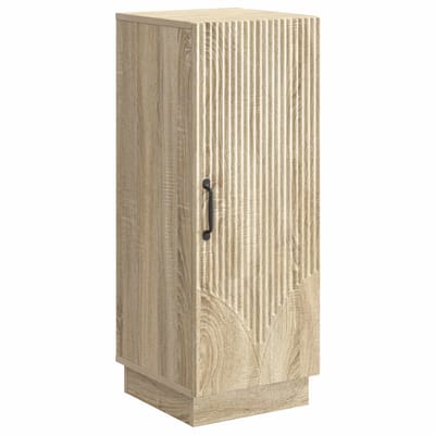 vidaXL - Dressoir - Sonoma - Eiken - 33 - x - 34,5 - x - 87 - cm - Bewerkt - hout
