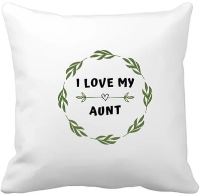 Akyol - i love my aunt Kussen hoes - Tante - liefste tante - verjaardag - cadeautje voor tante - tante artikelen - kado - geschenk - 40 bij 40 cm