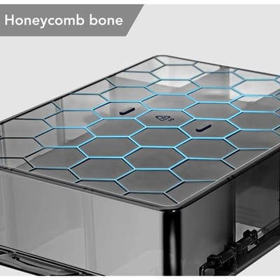Boîte à pièces à compartiments multiples Diviseur amovible Plastique transparent 18 grilles Boîte de rangement pour quincaillerie pour