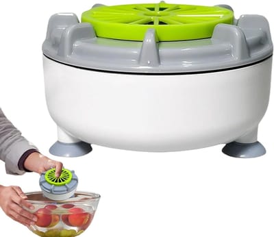 Automatische Fruitwasser - Reinigingskom - Keuken Hygiëne - Draagbaar USB Model - 11x6 cm - Wit