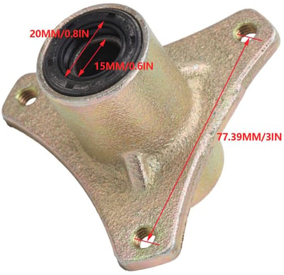 Dailygoods- Wielnaaf Voorwielrandlager - Aluminium Billet - 15 mm Hub - Corrosiebestendig - Professionele Productie - Betere Rotatieprestaties - Wiellager