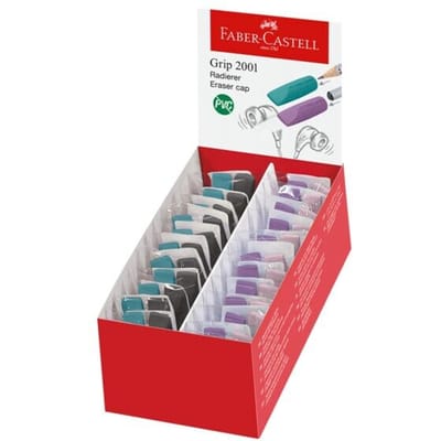 Faber-Castell gumdop - Grip 2001 - display 24x2 stuks - FC-187173