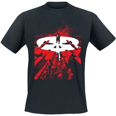 The Punisher - Disney T-shirt - Stand Off - S tot XXL - voor Mannen - zwart