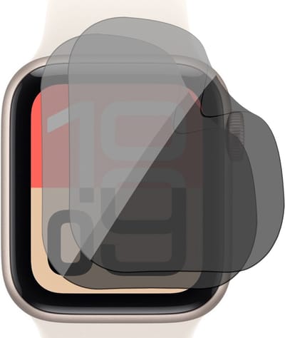 Privacy Screenprotector geschikt voor Apple Watch SE 3/2/1 40mm - 2x FlexGuard Screen Protector