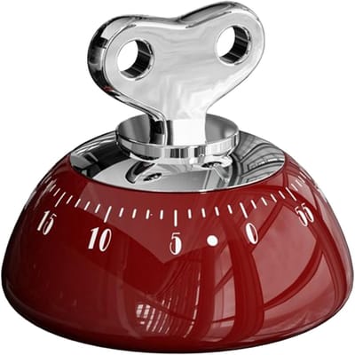 Leerklok - Hoogwaardige Leerklok voor Kinderen - Timer Kind - Aftelklok -Leer Klok kijken - Time - Educatieve Klok - Huiswerk Hulp - Educatief Speelgoed - Thuisonderwijs - Rood