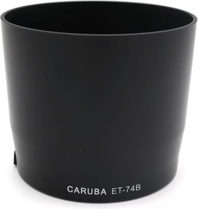 Caruba Zonnekap ET 74B voor Canon RF 100-40 / EF 70-300mm f/4-5.6 IS II USM