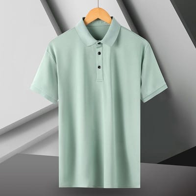 POLO de sport à manches courtes pour hommes, en soie glacée, à séchage rapide, à revers, couleur unie, T-shirt Cool, fin, ample, grande taille, été 3XL gray