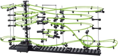 Marble Maze Roller Coaster - 78x16x33cm Kinderkit, Educatief Doolhofspel, Marmeren Achtbaan | Leuke Activiteit Bouwen, Interactief Spelen Voor Kinderen, Voor Familie-entertainment Verjaardagscadeau