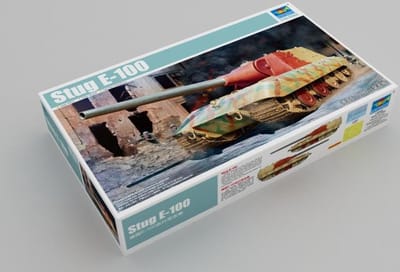 Trumpeter Stug E-100 tank - Modelbouwpakket militaire voertuigen - 09542
