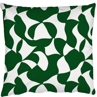 Sierkussens - Kussentjes Woonkamer - 50x50 cm - Groen - Organische vlakken - Crème