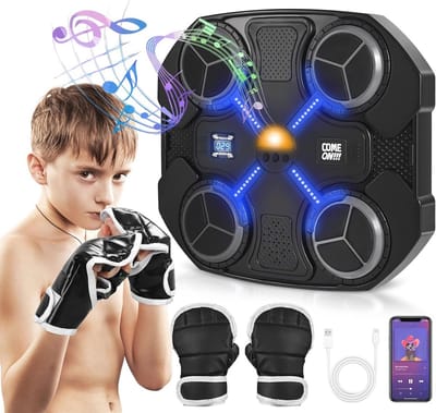 Interatieve boksmachine voor kinderen met licht en telfunctie - perfecte trainingsapparaten voor thuis