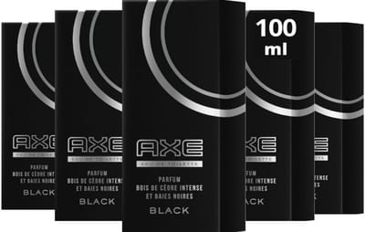 AXE Eau de Toilette Black - 5 x 100 ml Voordeelverpakking