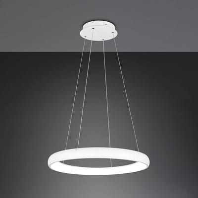 Trio Lighting Hanglamp Cardona, Ø 75 cm, wit, CCT, metaal