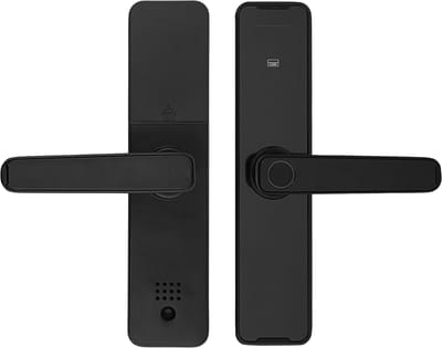 Slim Slot Met Handgrepen Vingerafdrukslot Elektronisch Nachtschootslot Met Sleutel 6*25cm