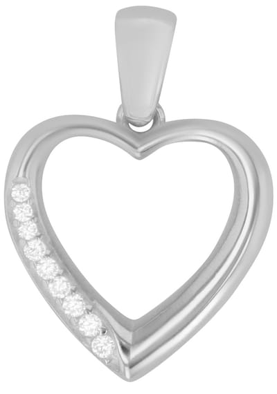AKZENT Akzent Dames Hanger "Dalia" uit 925 Sterlingzilver, gerhodineerd, duurzaam