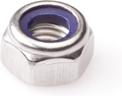 Zeskantmoer zelfborgend rvs A2 M4 DIN985