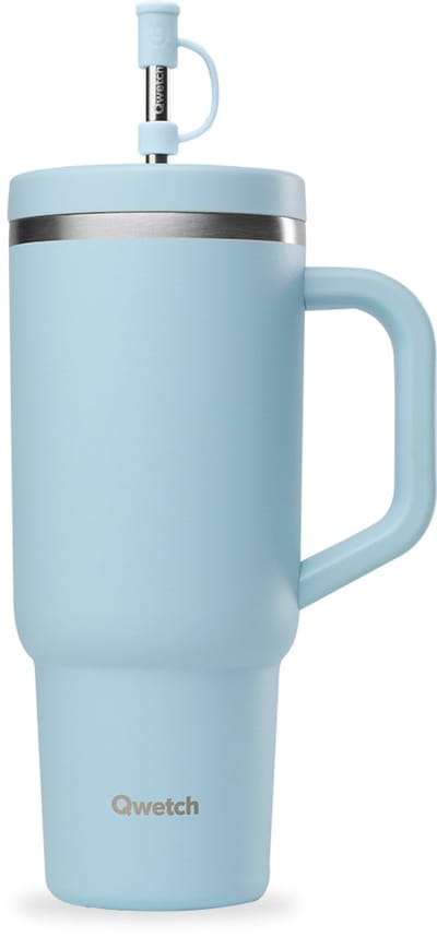 Qwetch Travel Cup Geïsoleerd - Pastel Blauw