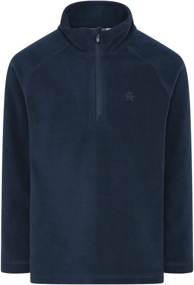 Color Kids - Fleece trui voor kinderen - Gerecycled - Total Eclipse - maat 140cm