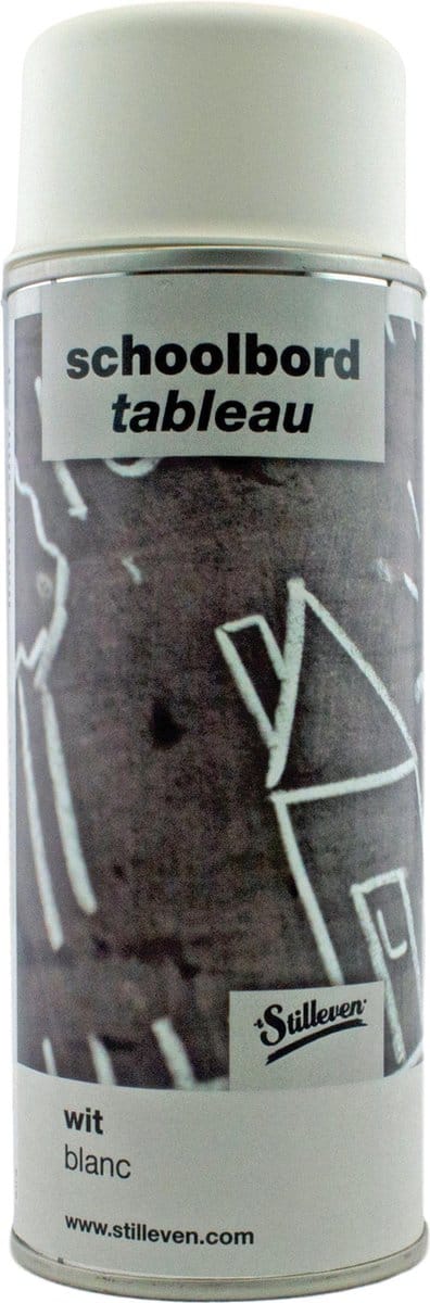 Schoolbord verf wit spuitbus 400ml