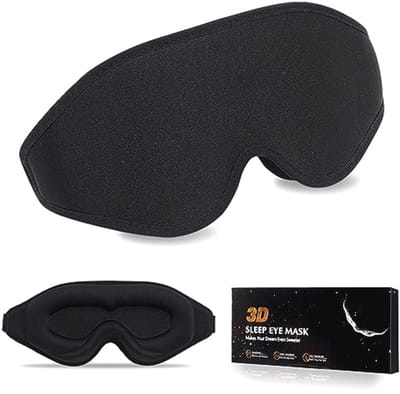 3D Lichtblokkerend Slaapmasker voor Optimale Zichtcomfort