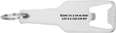 Akyol - bedankt dat je van me houdt alsof ik je eigen kind bent - Liefde - mensen die liefde willen delen naar iemand - valentijnsdag - cadeautje - verjaardagscadeau - verjaardag - cadeau voor vriendin/vriend - cadeau - 54 x 29mm