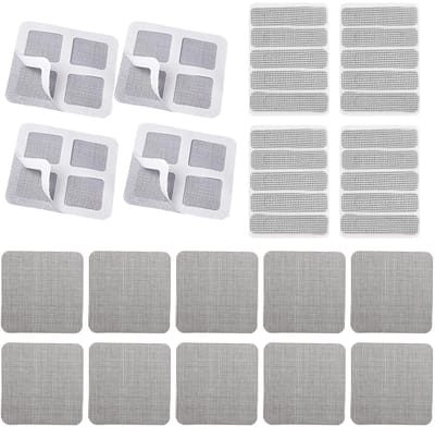 Dailygoods- Muggennet Reparatietape 50 Stuks - Zelfklevende Plakband - Glasvezel Tape - Muggennet Reparatieset - Duurzaam - Eenvoudig in Gebruik - Vliegenhor Reparatietape