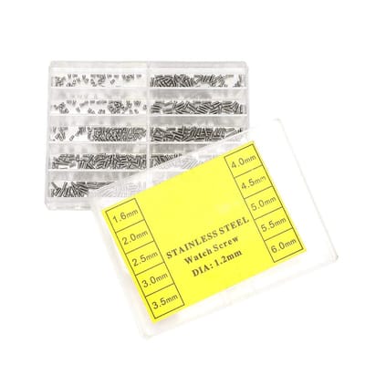 Dailygoody - Microschroef Phillips - Corrosiebestendig - Micro-onderdelen set - Compact - Brilschroeven - Horloge Reparatie - Zonnebril