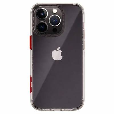 Telefoonhoesje Air Serie Geschikt voor iPhone 14 Plus - Transparant Zwart