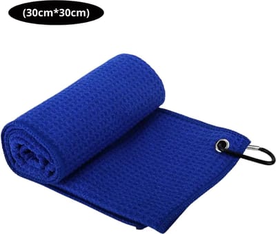 Nivard Golf Handdoek - Golfhanddoek - Golf Accessoires - Towel - Comfortabel - Blauw