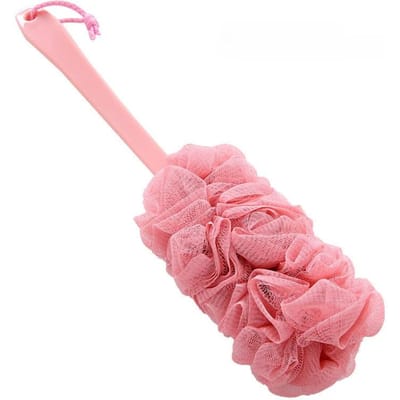Rugborstel met lange handgreep Body Scrubbers Douche Hangende lichaamsborstel Sponzen Zacht gaas Baddoucheborstels Badaccessoires voor volwassenen